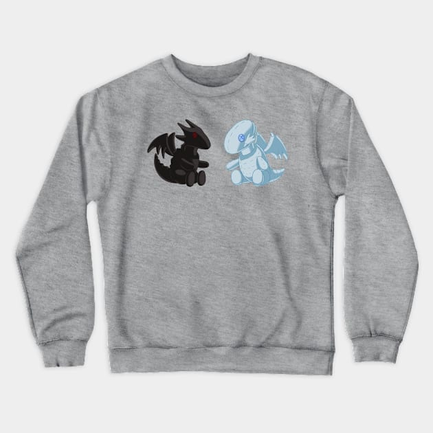 Dragon Plushies Crewneck Sweatshirt by LampyArts